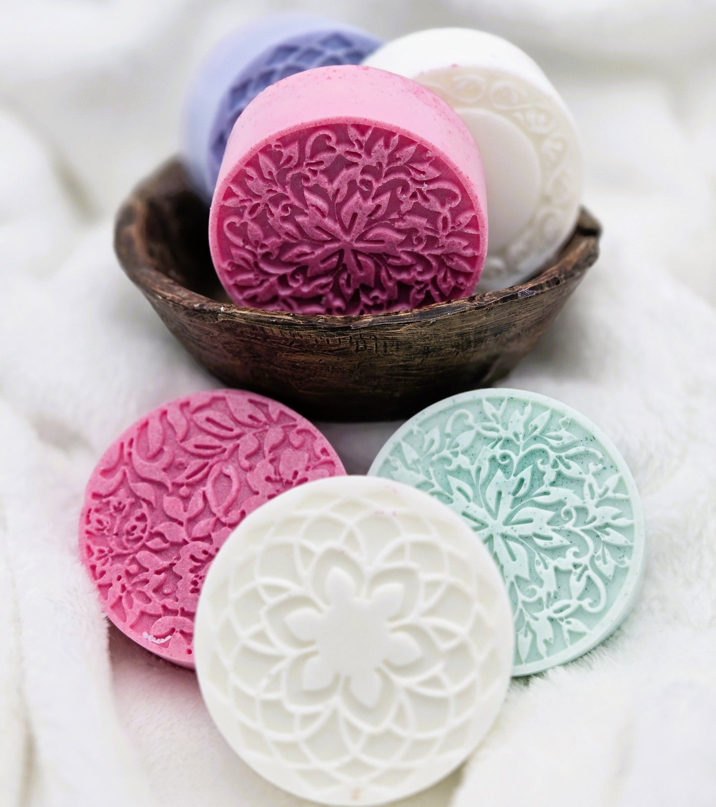Nature's Touch Floral Soap Rounds